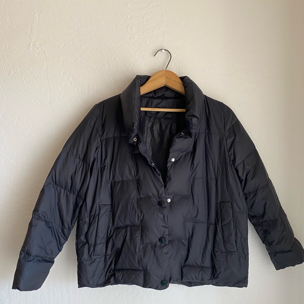 Womens Cropped Puffer - Picture 2 of 3